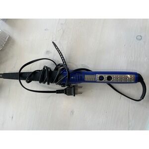 Infiniti Pro by Conair Curl Secret Curling Iron Hair Styler Wand‎ Blue